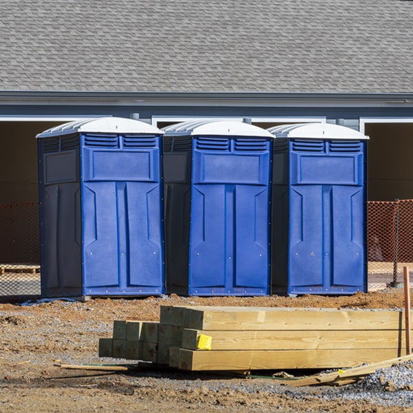 is there a specific order in which to place multiple porta potties in Allendale